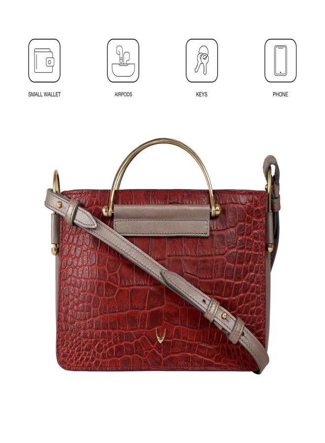 Hidesign Women Clutch (Red) - Image 5